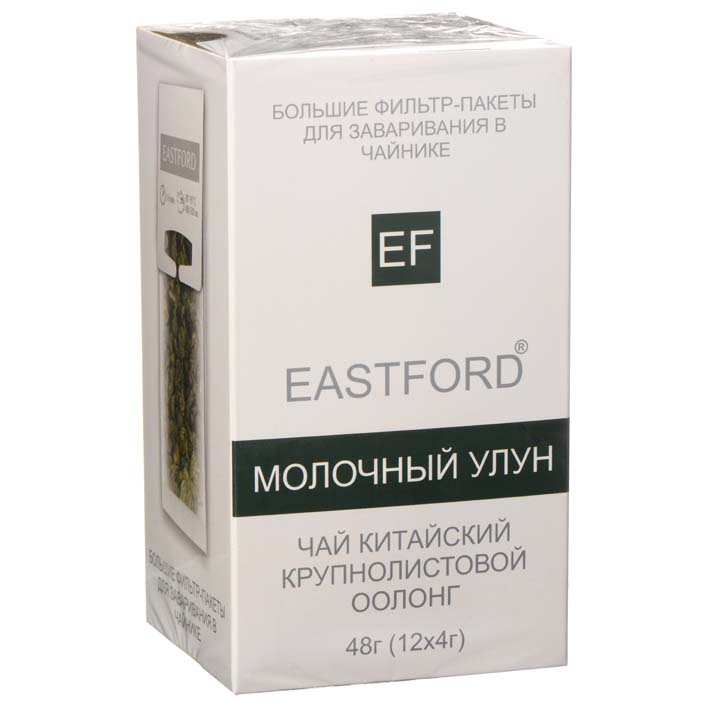 Чай Eastford Молочный улун, листовой ароматизированный, 12 пакетиков