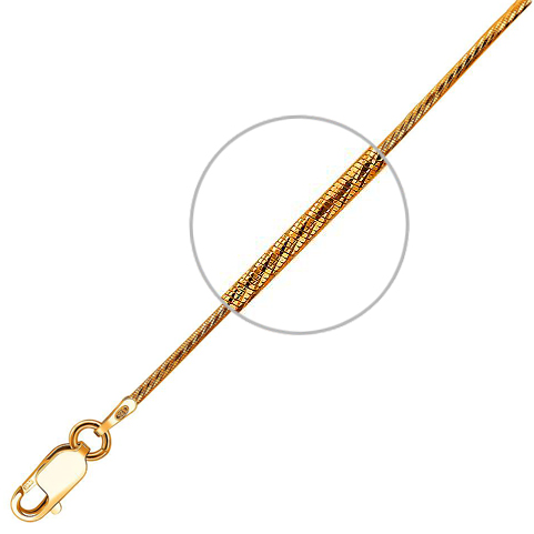 

Цепочка из серебра 45 см Эстет Н3Ц054209Z108П