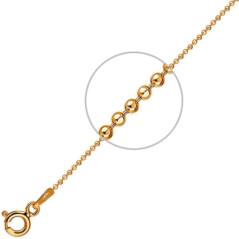 

Цепочка из серебра 65 см Эстет Н3Ц752801Z100П, Н3Ц752801Z100П