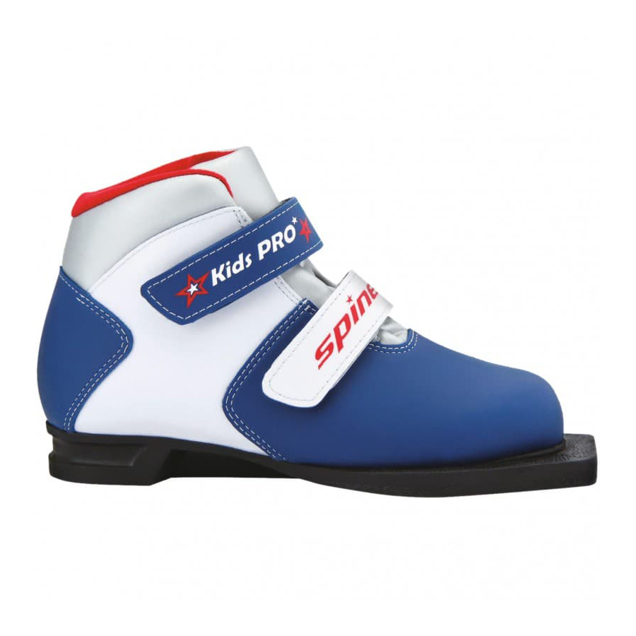 фото Ботинки для беговых лыж spine kids pro 399/1 2020, синие/белые, 31