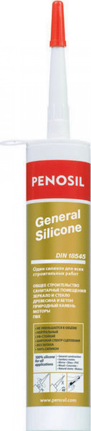 Герметик Penosil General белый силиконовый многофункциональный 310 мл H1361