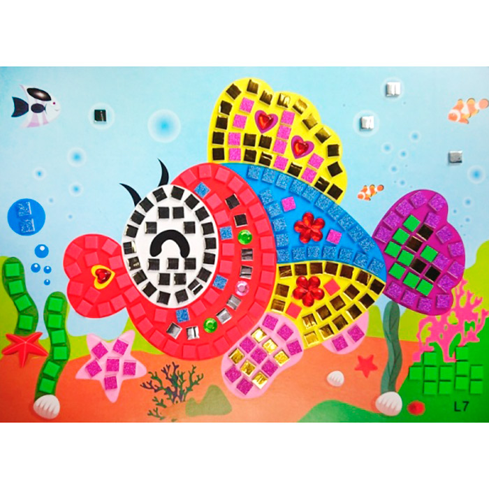 

Мозаика-стикеры Color Kit Рыбка, 26х18,5 см