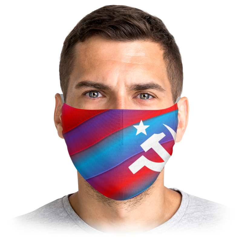 

Многоразовая маска Printio Советский союз разноцветная S, Советский союз