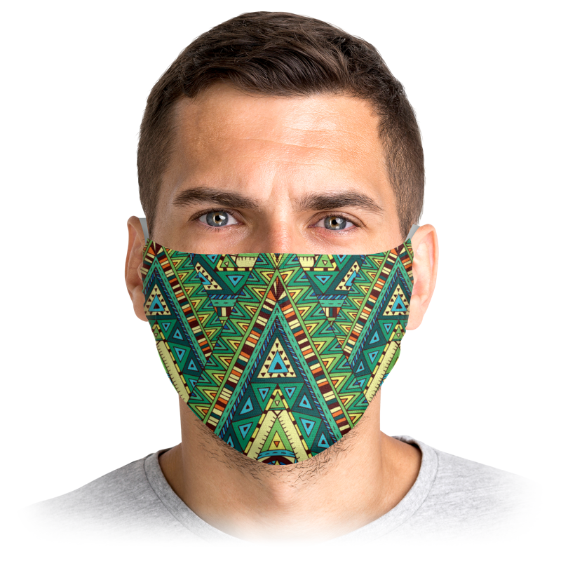 

Многоразовая маска Printio Abstract design разноцветная S, Abstract design