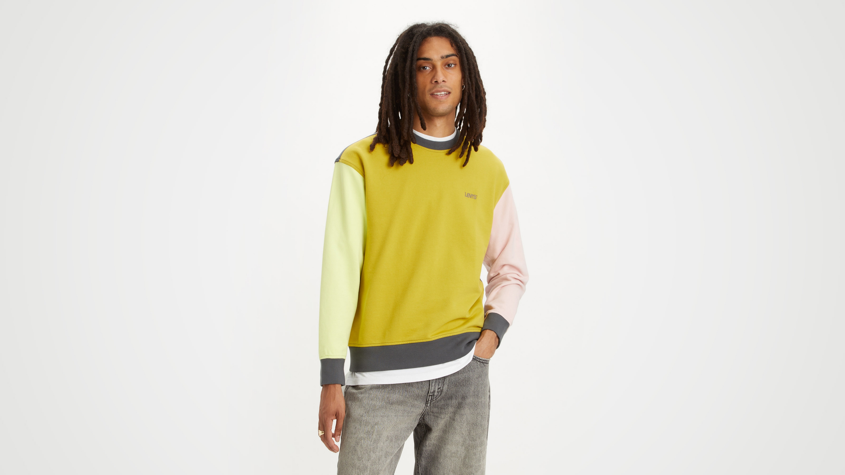 

Свитшот мужской Levi's A1572-0036 желтый M, A1572-0036