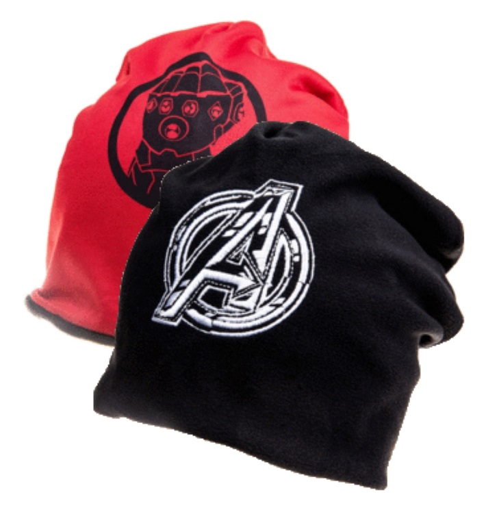 Шапка-чулок мужская Good Loot Marvel Infinity War двухсторонняя black/red, one size