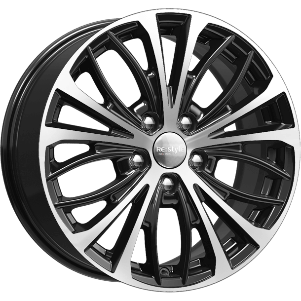 фото Колесный диск zv optima jf кс873 кик r17 5x114.3 7.5j et52.5 d67.1 алмаз черный 74847 k&k