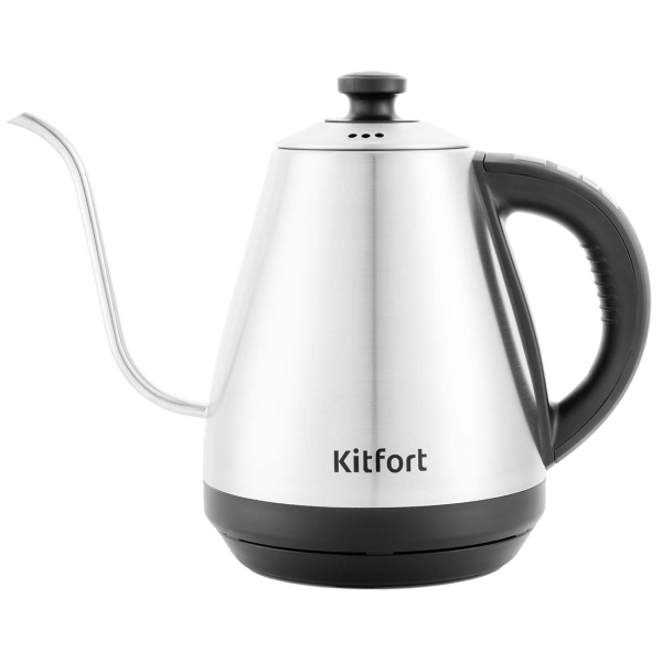 Чайник электрический Kitfort KT-689 1 л серебристый