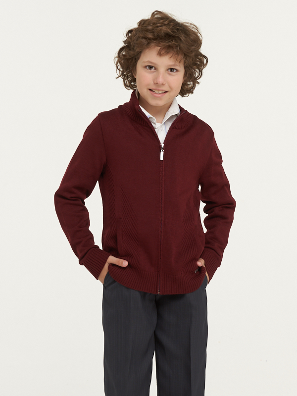 

Жакет для мальчиков 203-7090 VAY цв.красный р.146, 203-7090_красный