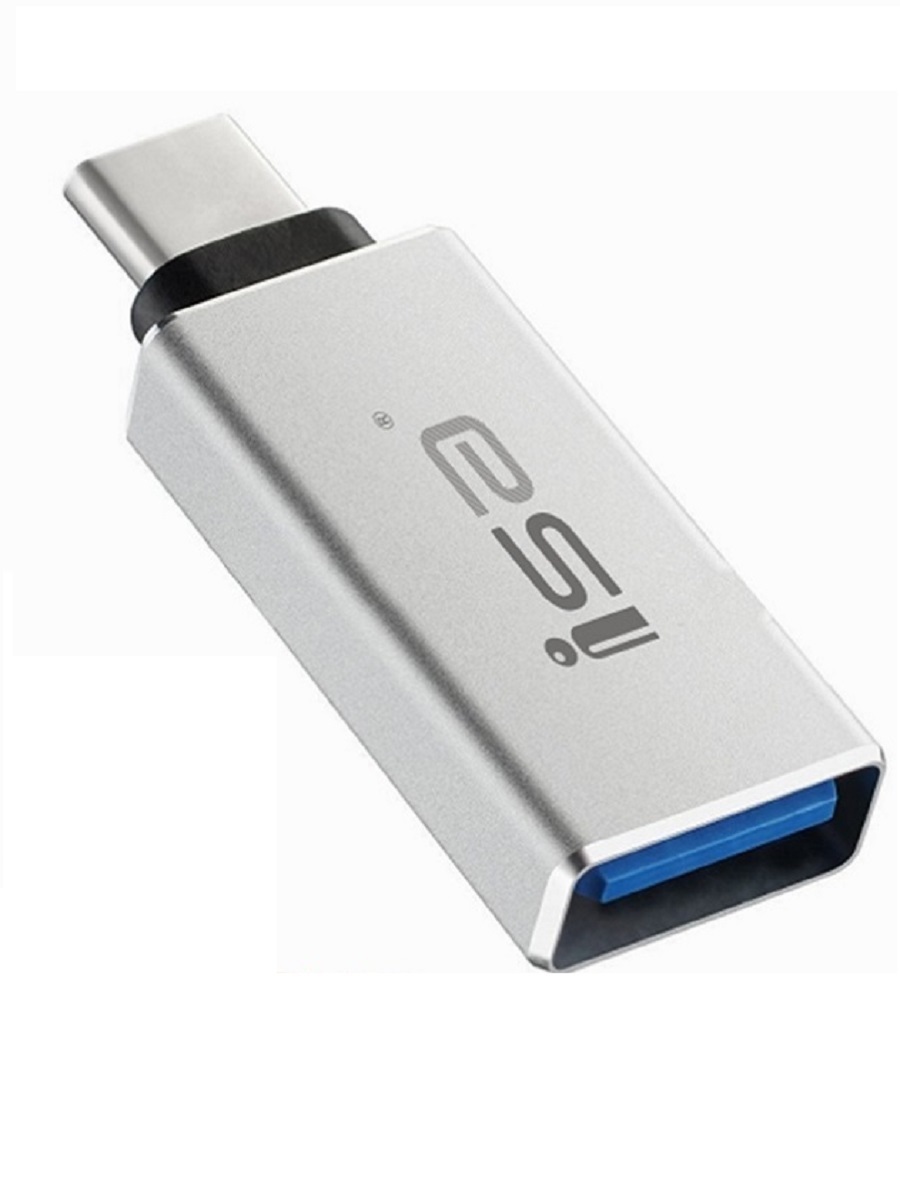 

Переходник ISA OTG USB 3.0 на TYPE-C, Серебристый