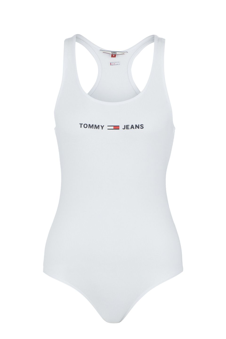 Боди женское Tommy Jeans DW0DW08004 белое XXS