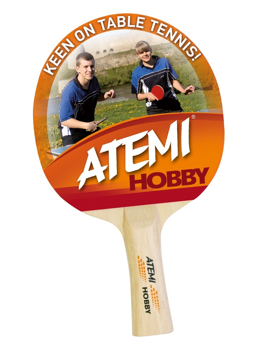 Ракетка для настольного тенниса Atemi Hobby, прямая ручка