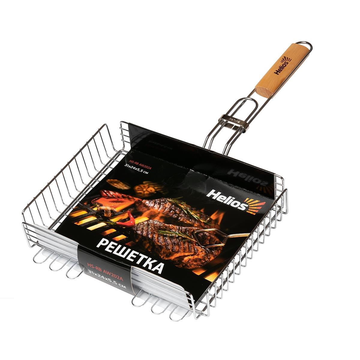 

Решетка для шашлыка Helios AW202A 176196 31 х 24 см, AW202A