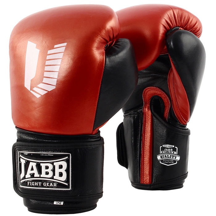 фото Боксерские перчатки jabb craft красные/черные 12 унций