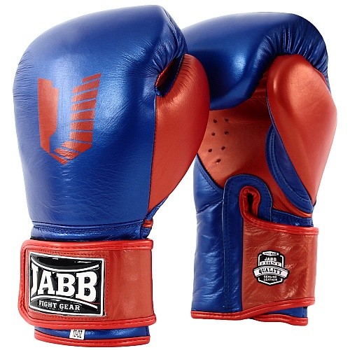 Боксерские перчатки Jabb Fight синие, 10 унций