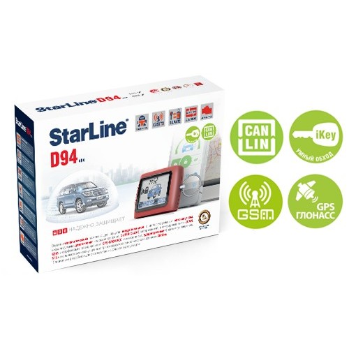 

Брелок StarLine D94 Slave ж/к