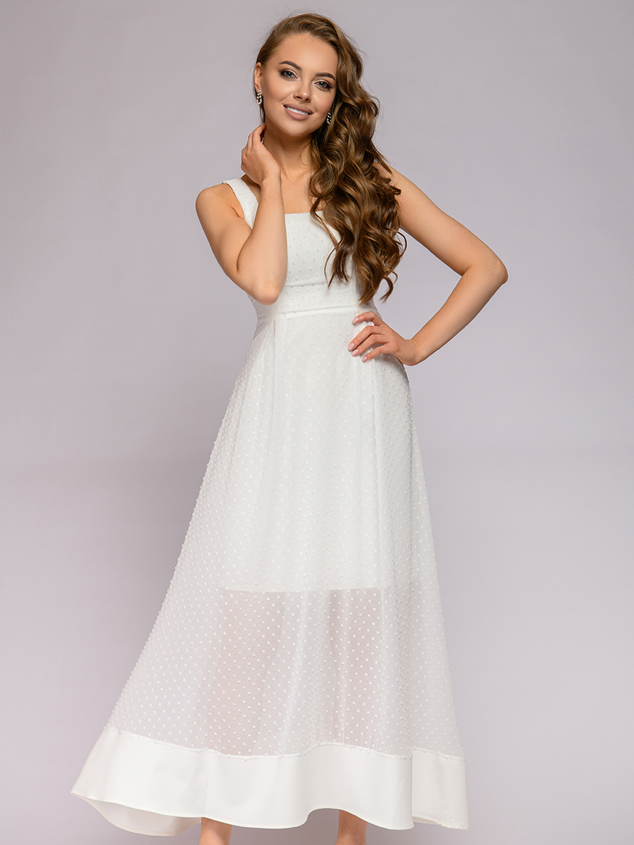 фото Платье женское 1001dress 0112001-30064 белое 42