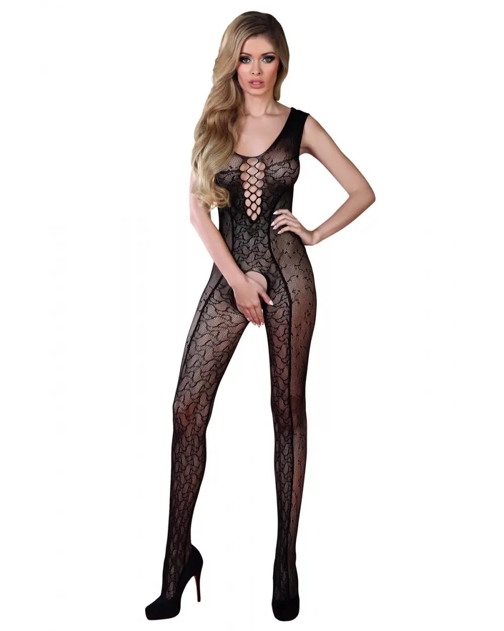 

Комбинезон Sierra из двух видов ажура Livia Corsetti, Черный, Sierra