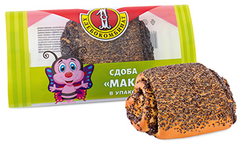 

Сдоба маковка 60г первый хк