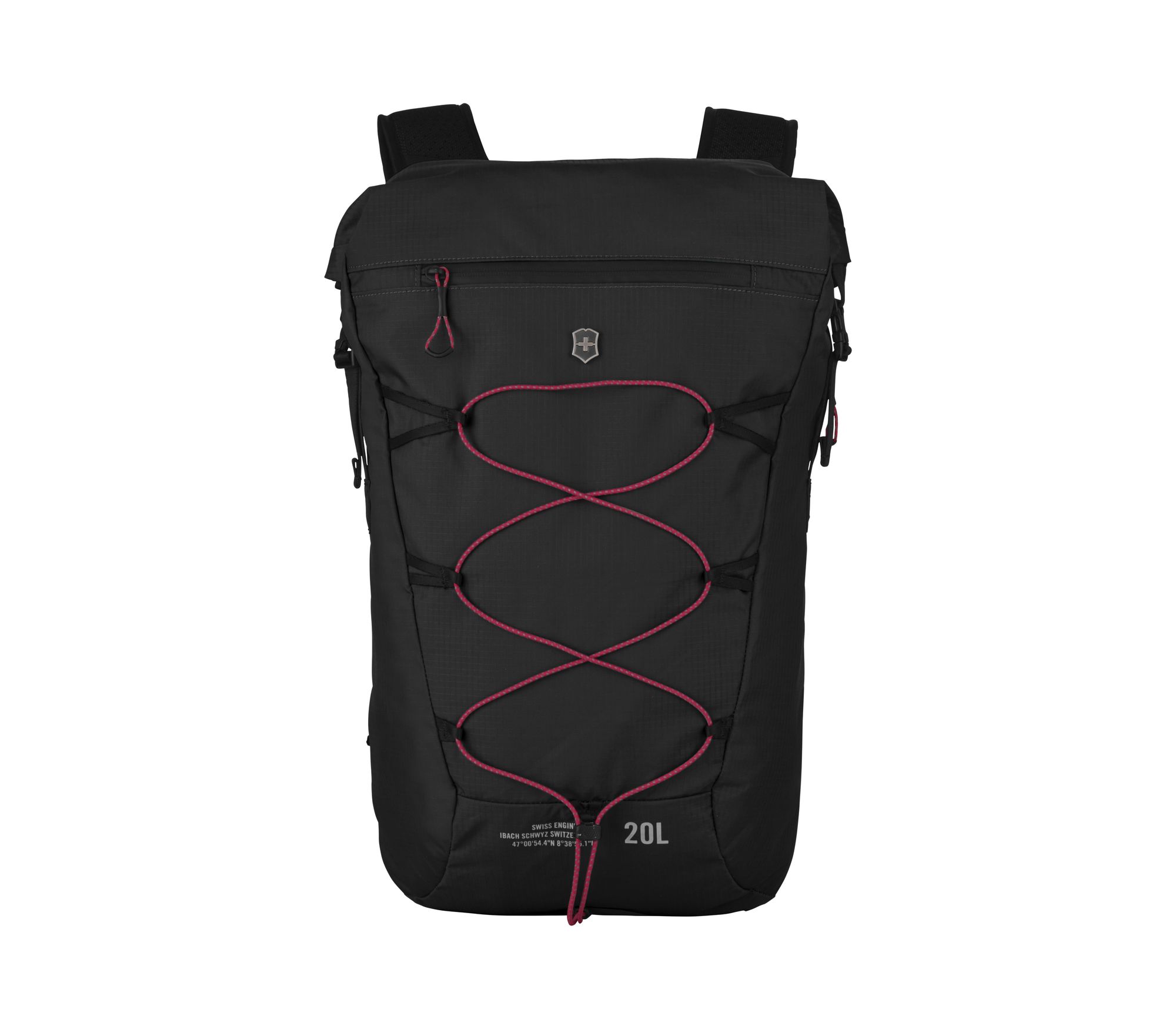 Рюкзак Victorinox. Altmont Active L.W. Rolltop Backpack, черный, 30x19x46 см, 20 л