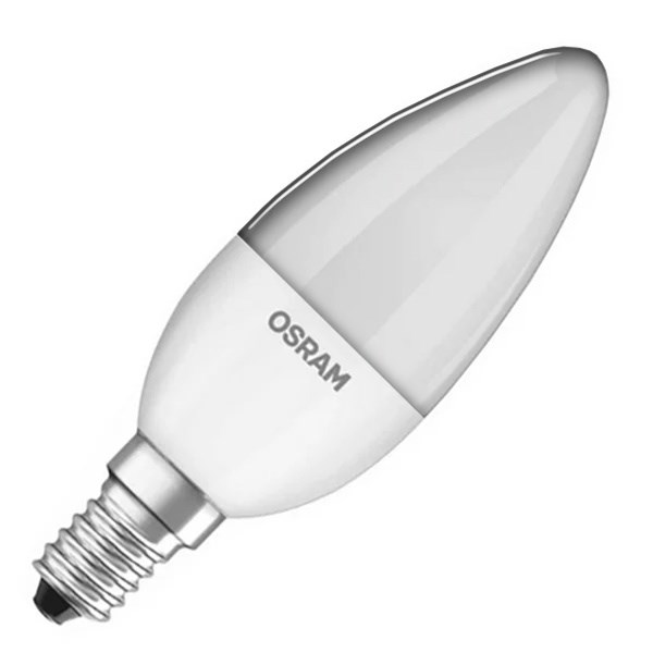 фото Лампа светодиодная osram led clb40 fr 5w/840 230v e14