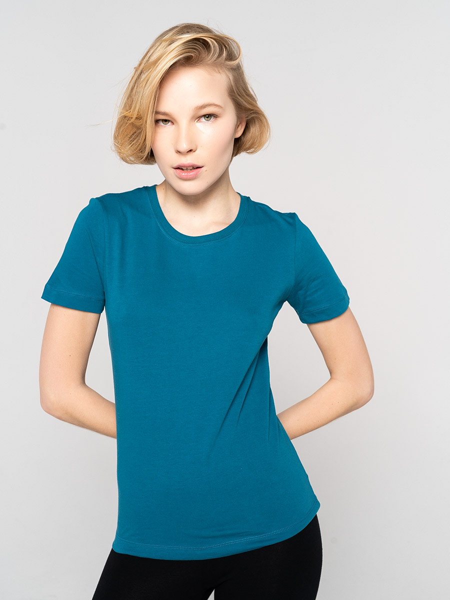 

Футболка женская ТВОЕ 59234 голубая L, 59234