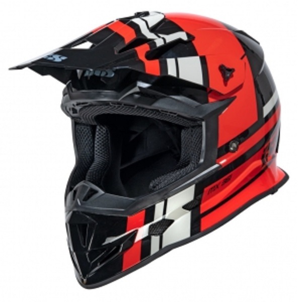 Кроссовый мотошлем IXS Motocross Helmet iXS361 2.3 X12038 032 Black-red-grey L