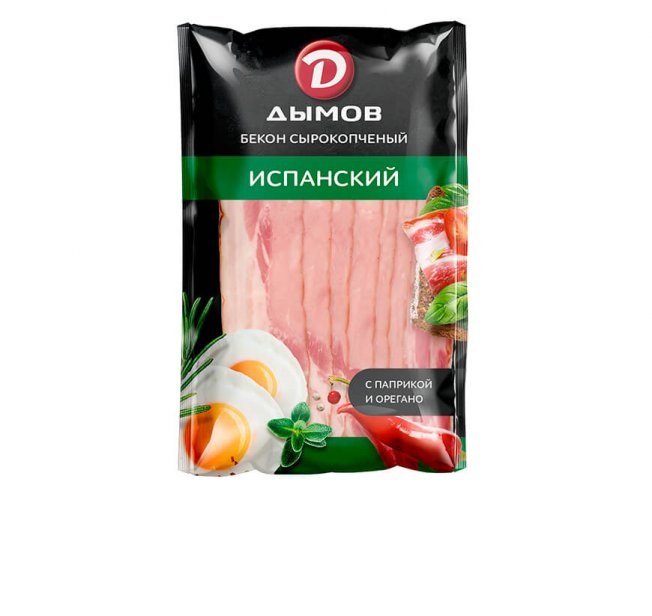 

Бекон Дымов Испанский сырокопченый 150 г