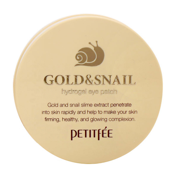 Купить Патчи для глаз PETITFEE Hydro Gel Eye Patch Gold & Snail 60 шт