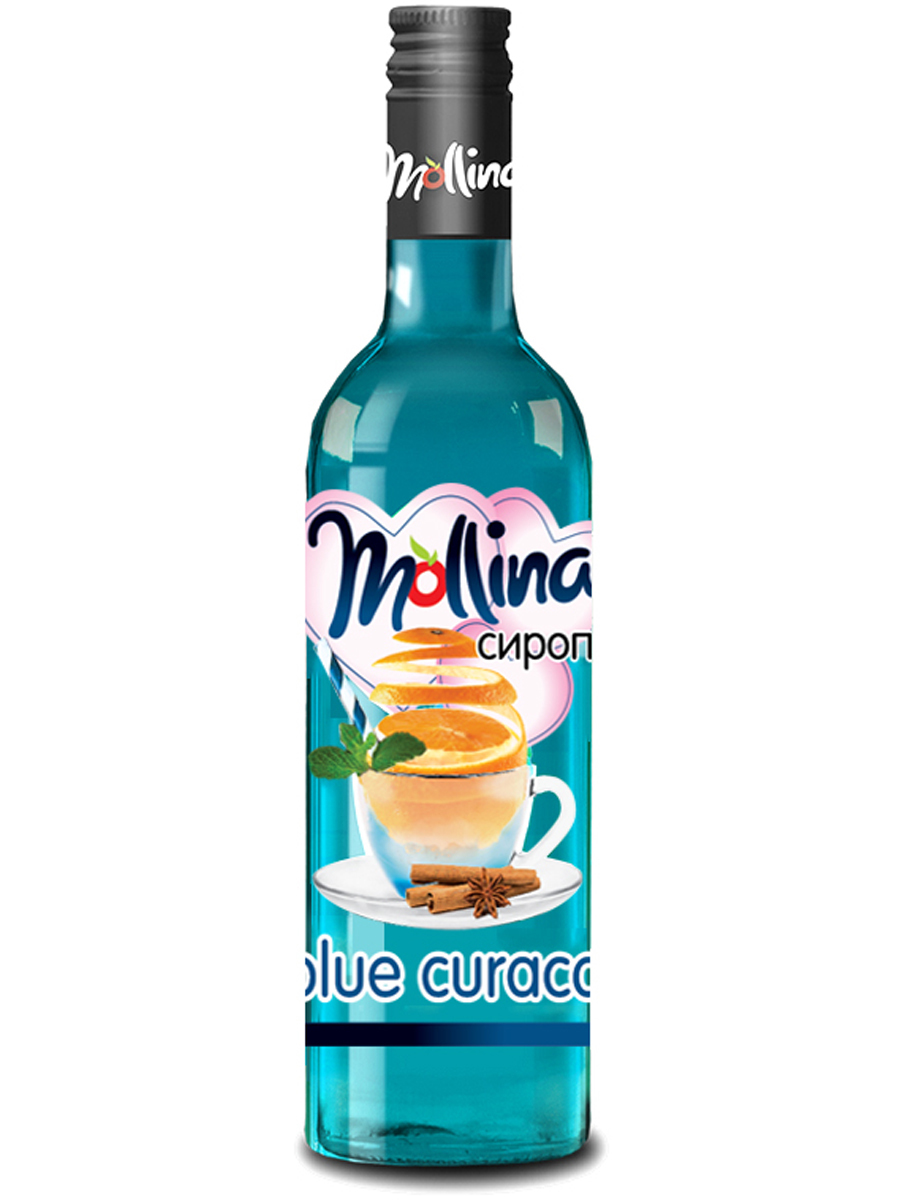 фото Blue curacao сироп mollina