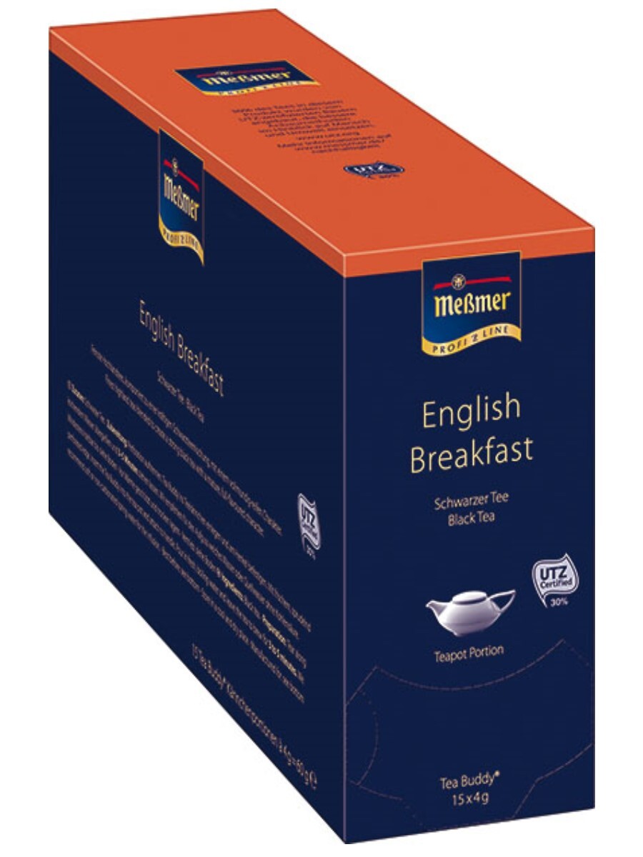 фото Messmer english breakfast (английский завтрак) чай черный на чайник 15 x 4,0 г