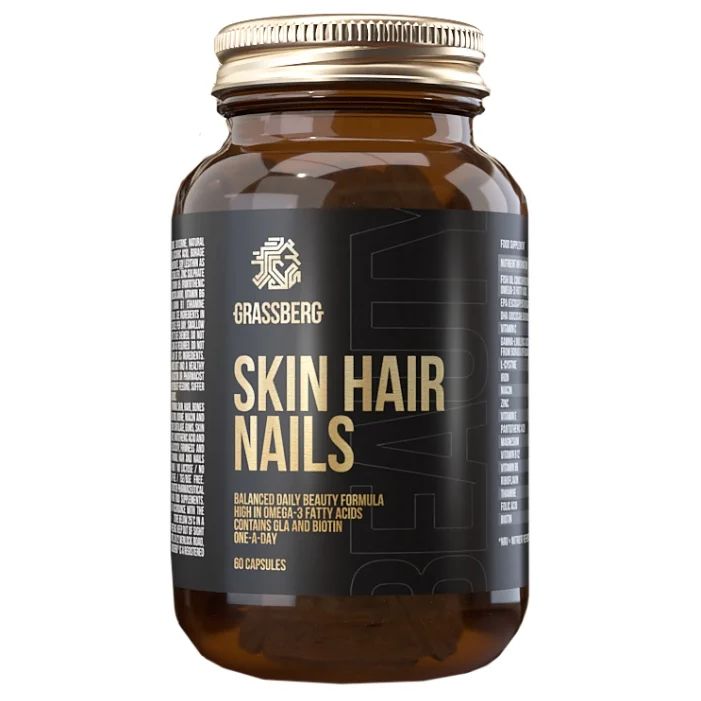 Витаминно-минеральный комплекс Grassberg Skin Hair Nails 60 капсул