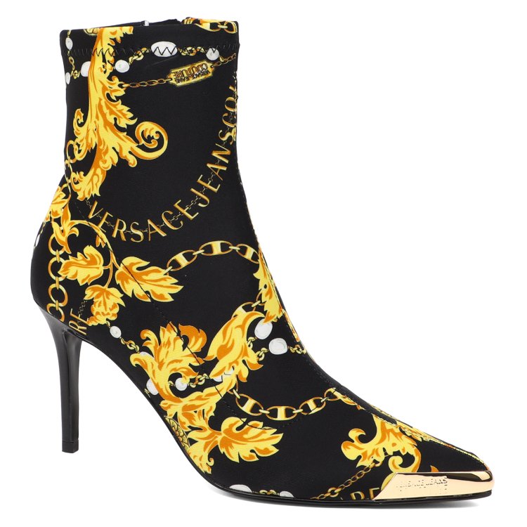 

Ботильоны женские Versace Jeans Couture 75VA3S51 черные 37 EU, Черный, 75VA3S51