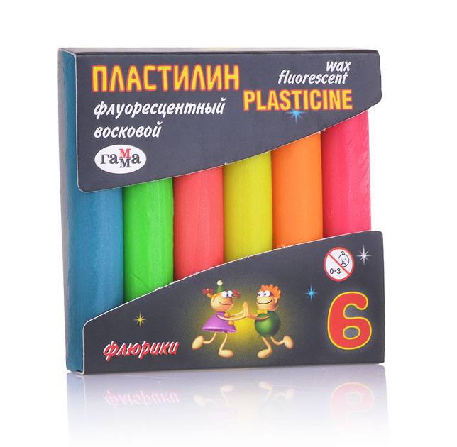 

Гамма флуоресцентный, 6 цветов "Флюрики", Разноцветный