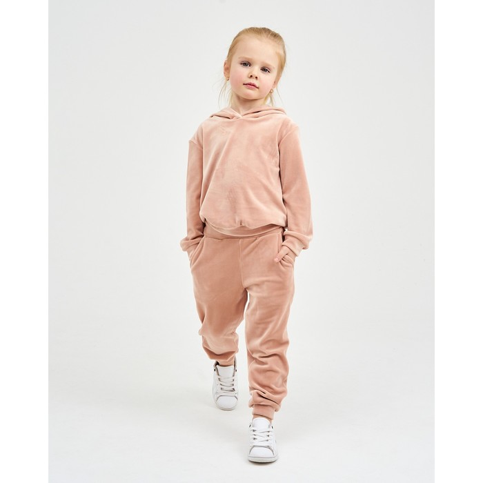 

KAFTAN Костюм детский (толстовка, брюки) KAFTAN Basic line р.30 (98-104), пудра