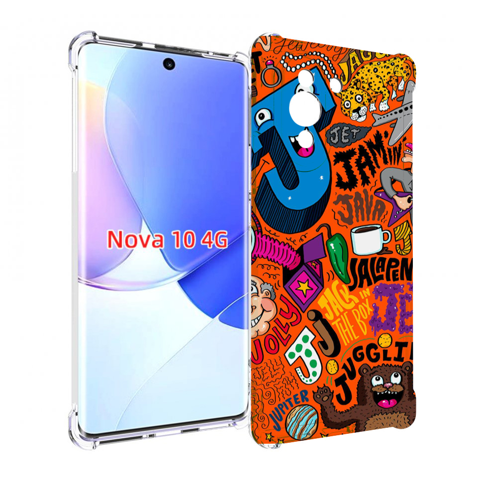 

Чехол MyPads funky-decor для Huawei Nova 10, Прозрачный, Tocco