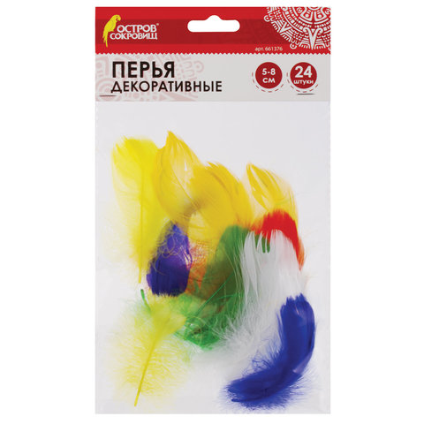

Остров сокровищ 5-8 см, 24 шт, 6 цветов, яркие, Разноцветный