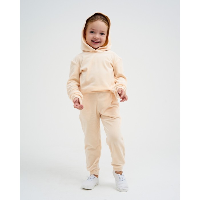 

KAFTAN Костюм детский (толстовка, брюки) KAFTAN Basic line р.30 (98-104), молочный