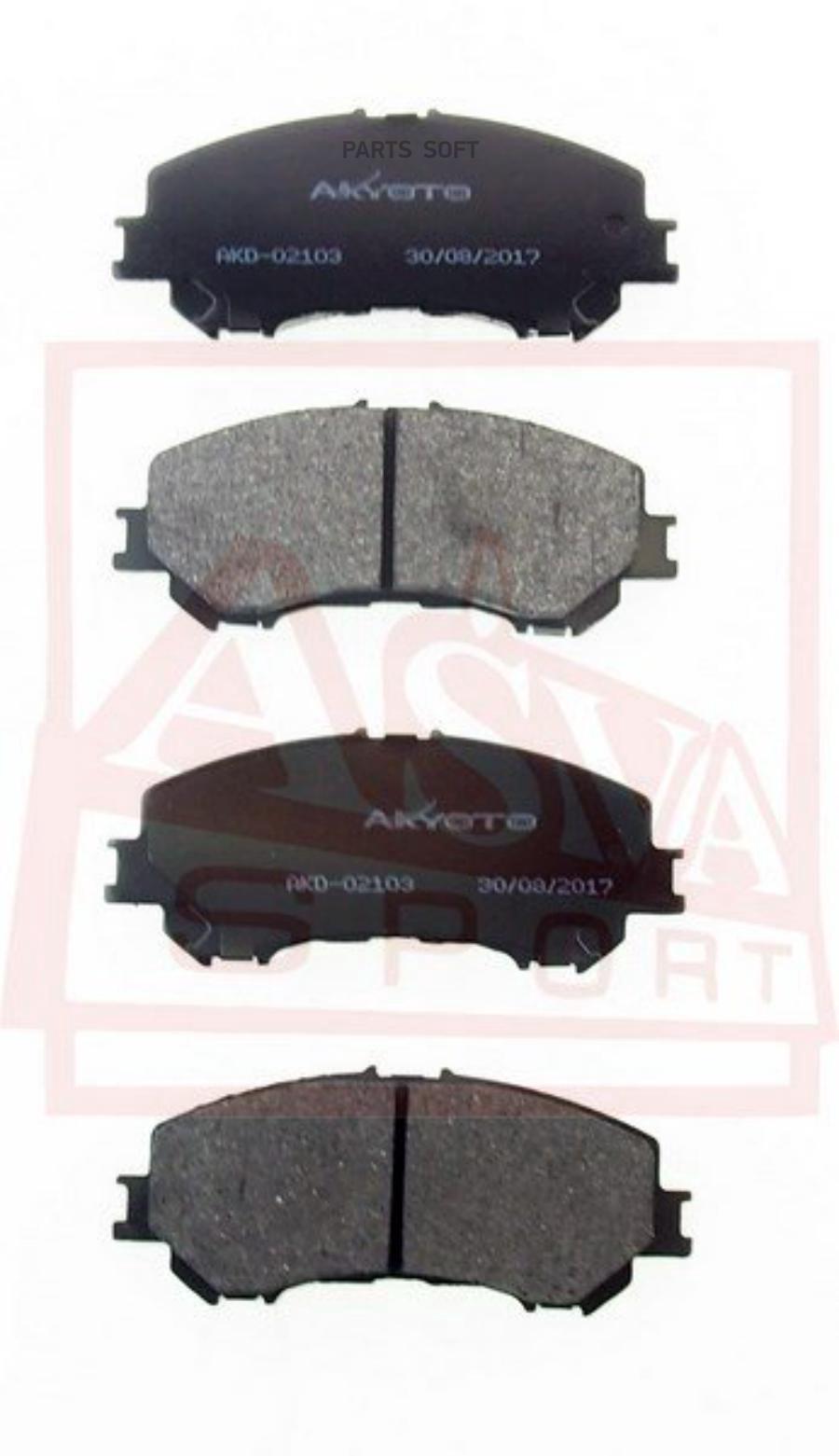 

Тормозные колодки Akyoto AKD02103