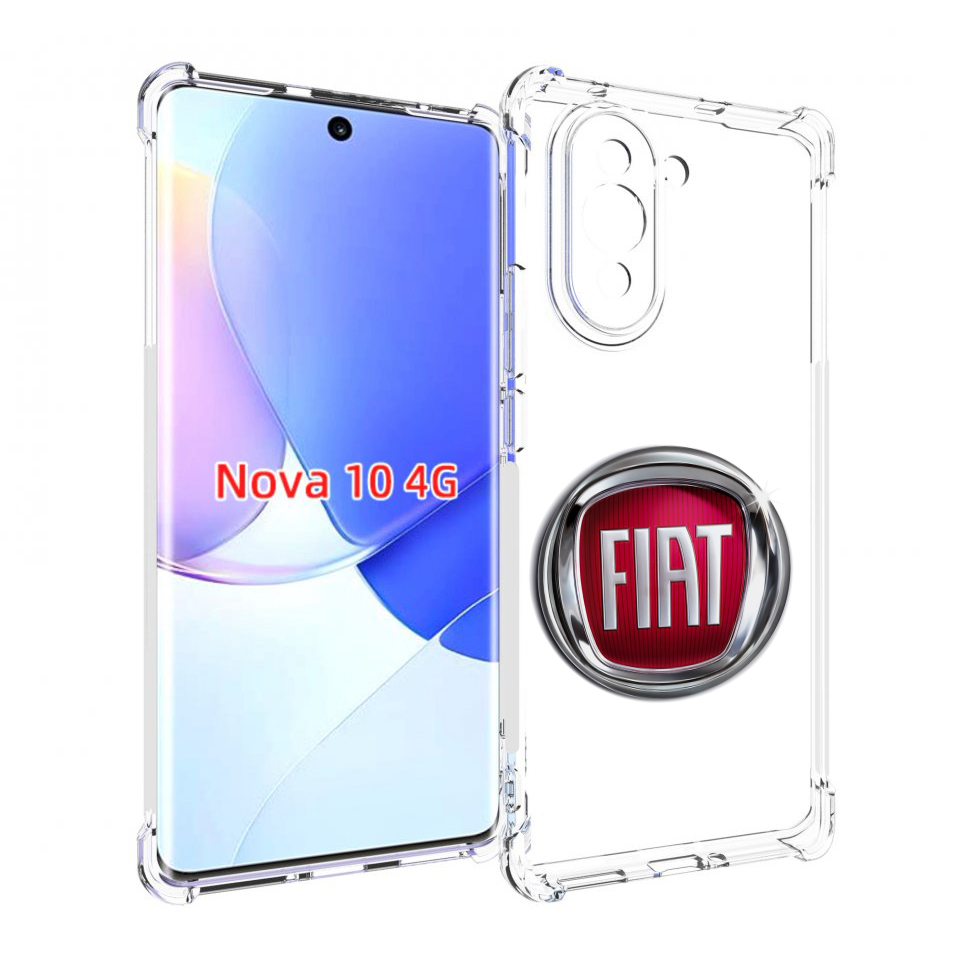 

Чехол MyPads fiat-фиат мужской для Huawei Nova 10, Прозрачный, Tocco