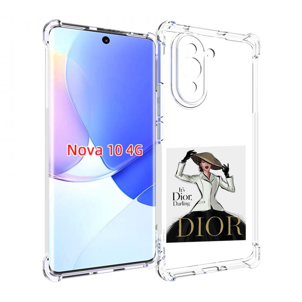 

Чехол MyPads drawings of sketches для Huawei Nova 10, Прозрачный, Tocco