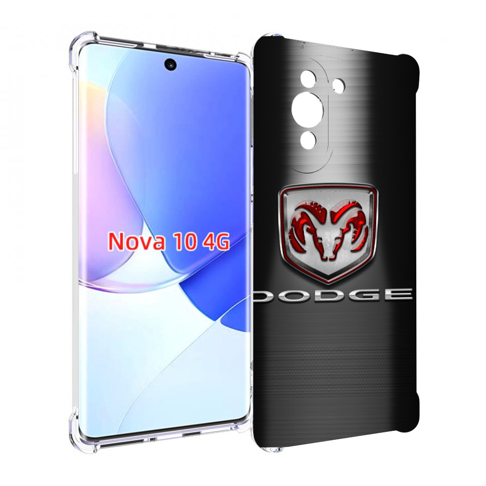 

Чехол MyPads dodge додж 1 мужской для Huawei Nova 10, Прозрачный, Tocco