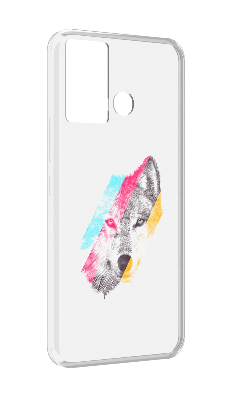 

Чехол MyPads волк градиент для Infinix Hot 12 Play, Прозрачный, Tocco