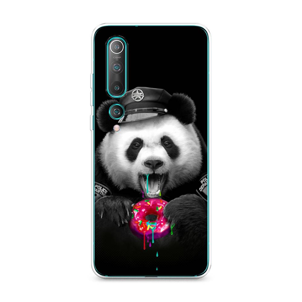 

Чехол Awog на Xiaomi Mi 10 "Панда police", Разноцветный, 37550-2