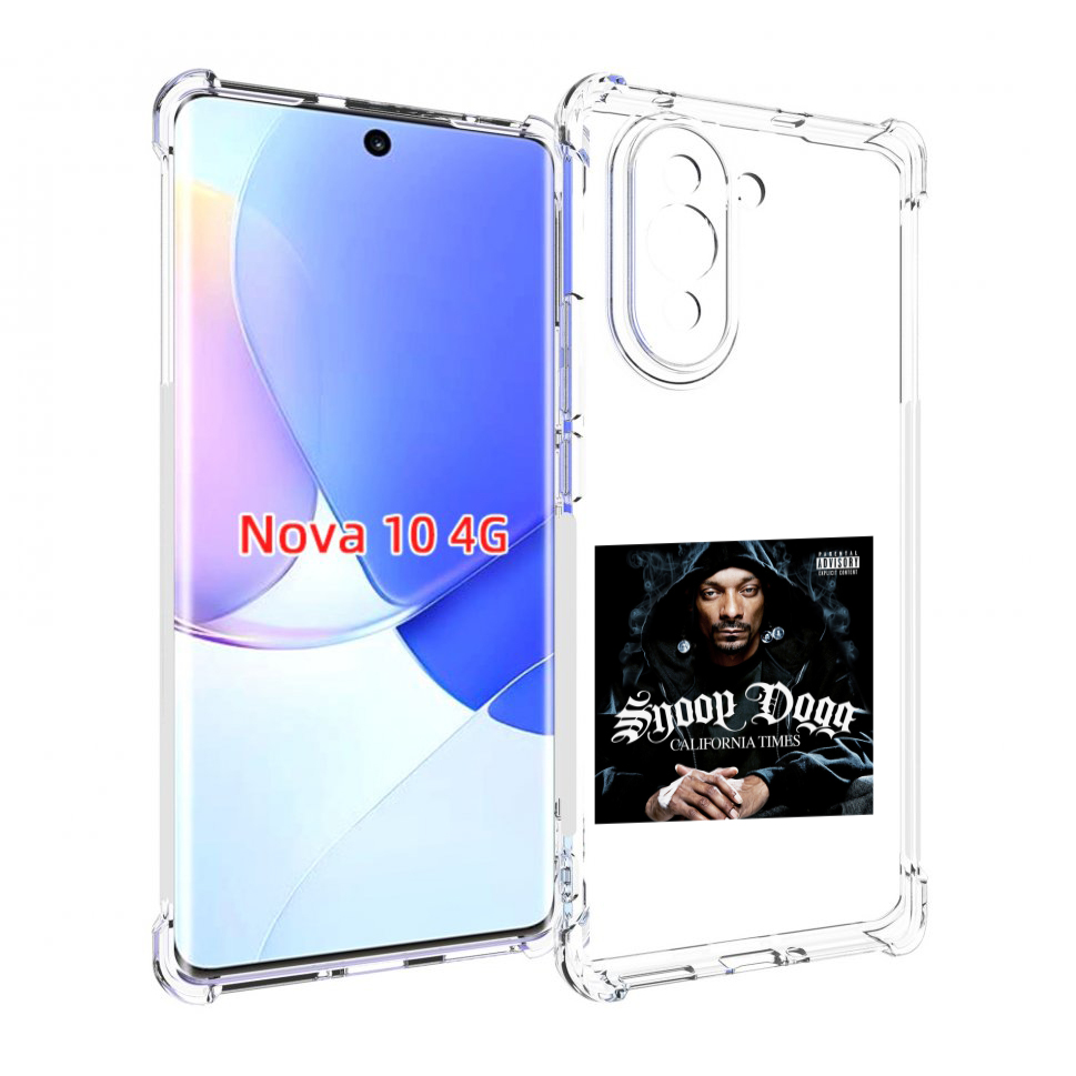 

Чехол MyPads Snoop Dogg CALIFORNIA TIMES для Huawei Nova 10, Прозрачный, Tocco