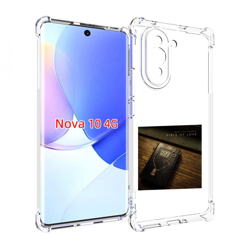 

Чехол MyPads Snoop Dogg BIBLE OF LOVE для Huawei Nova 10, Прозрачный, Tocco