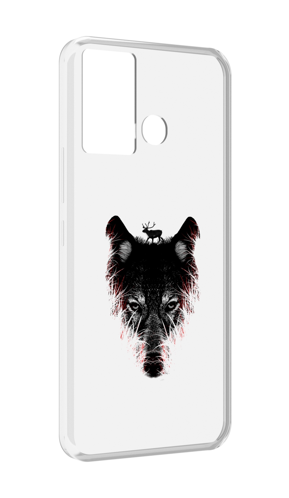 

Чехол MyPads волк в траве для Infinix Hot 12 Play, Прозрачный, Tocco
