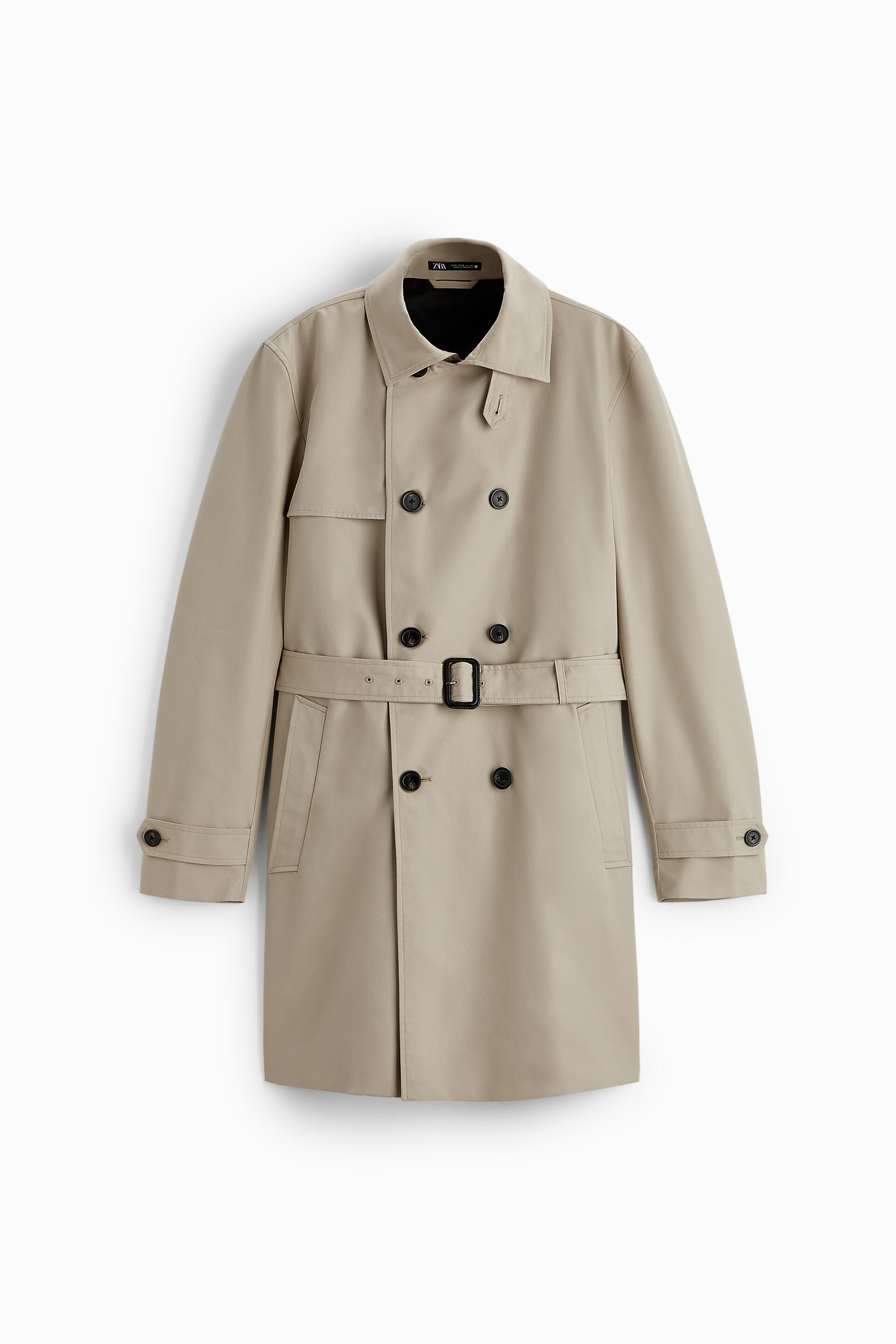 

Плащ мужской ZARA 06518310 бежевый XL, 06518310