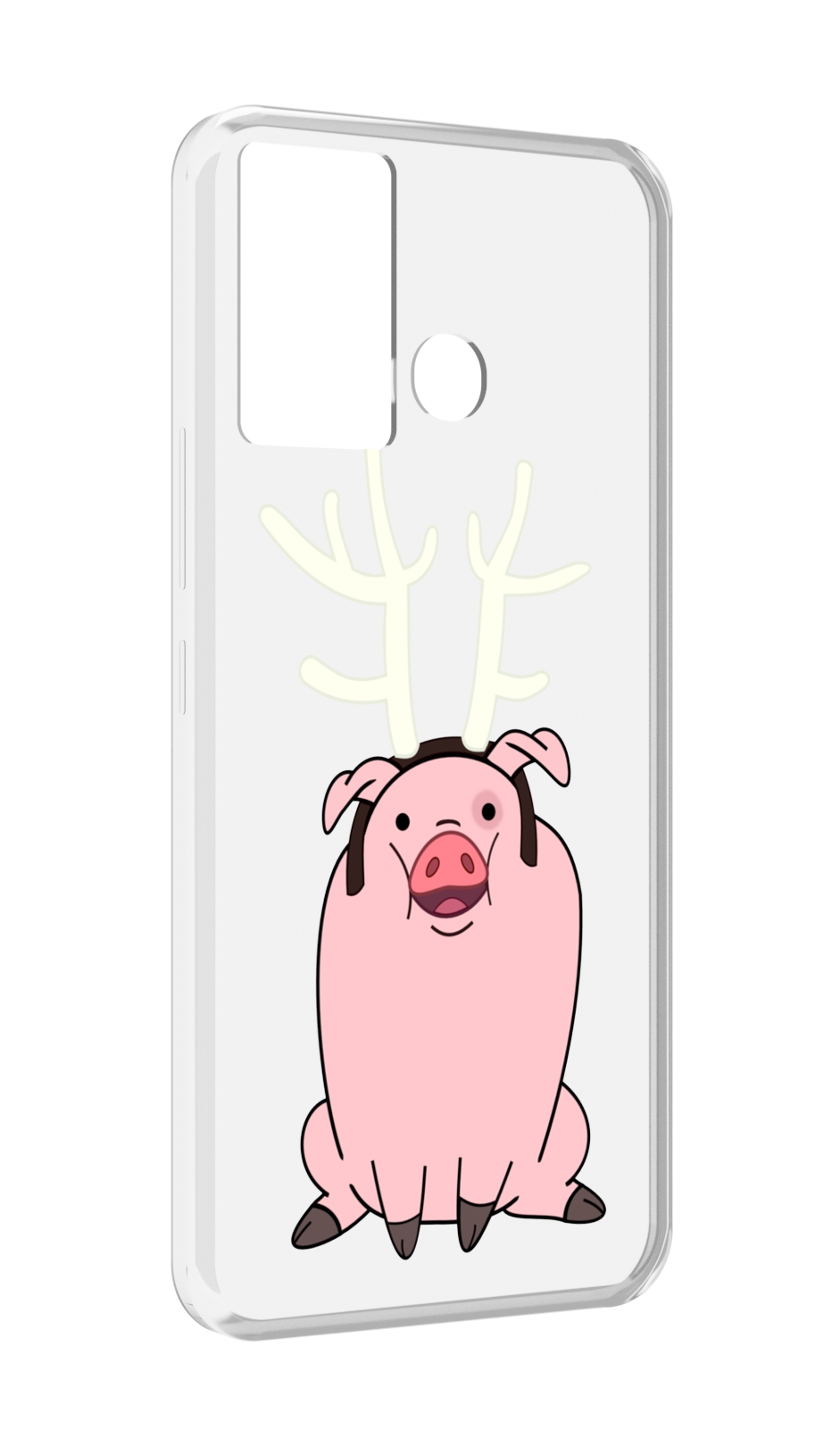 

Чехол MyPads поросенок-с-рогами для Infinix Hot 12 Play, Прозрачный, Tocco