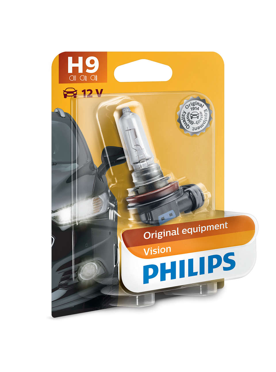 фото Лампа h9 12v (65w) стандарт, 1шт. блистер philips арт. 12361b1